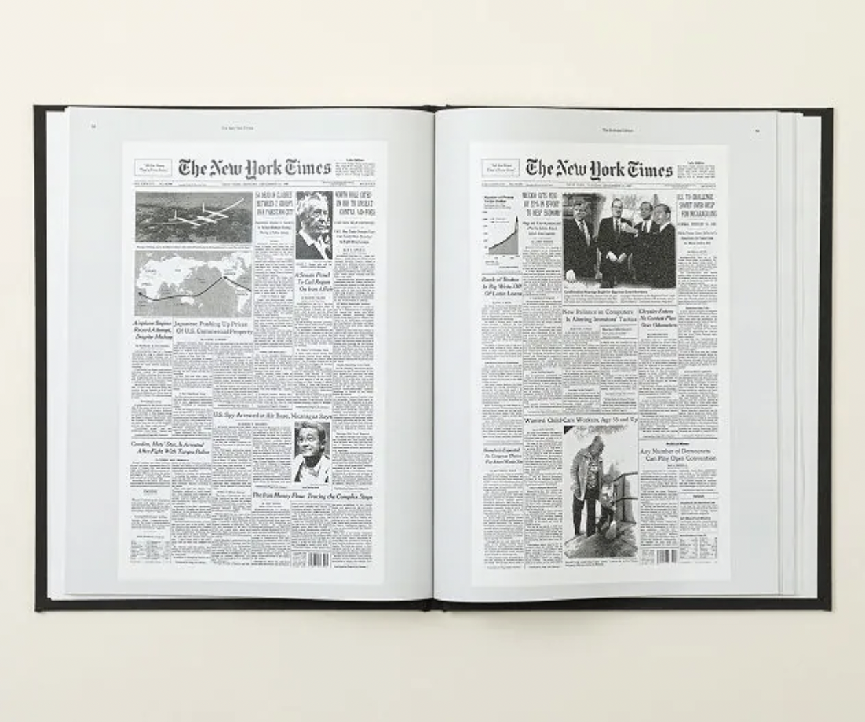 12. New York Times custom birthday book