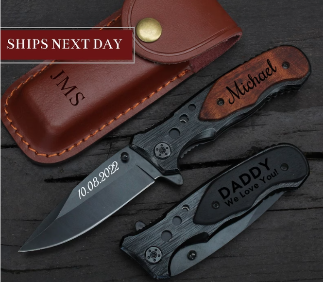 35. Custom pocket knife