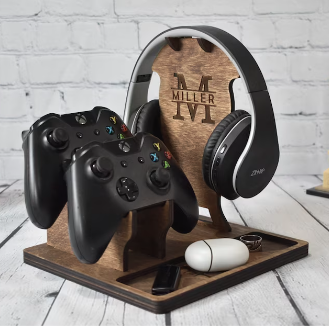 38. Personalized controller docking station