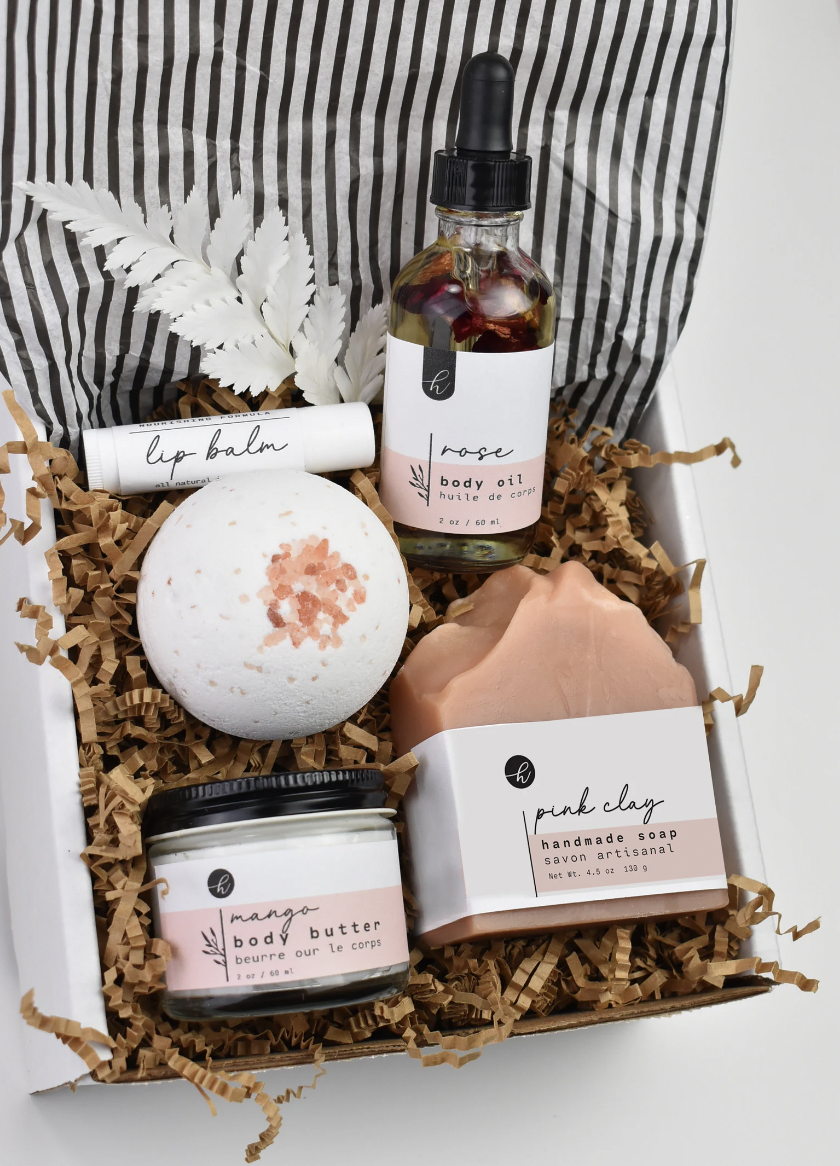 Sending a hug gift basket