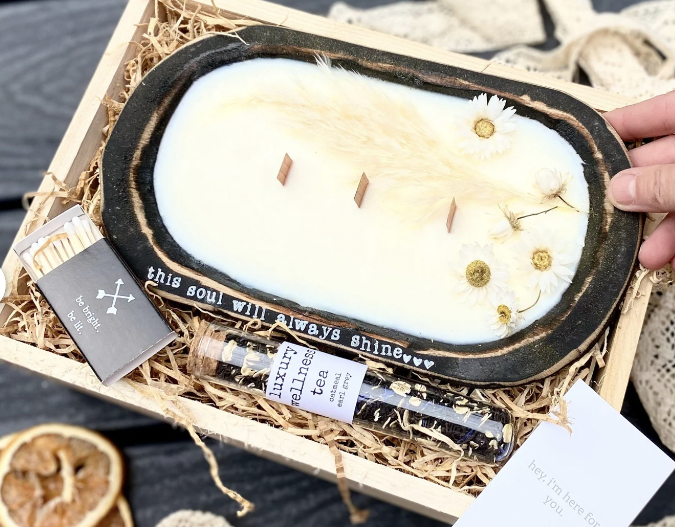 Personalized grief care package