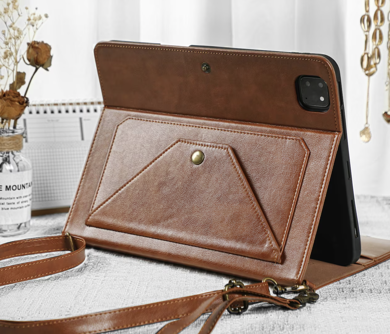 2. Leather iPad Case