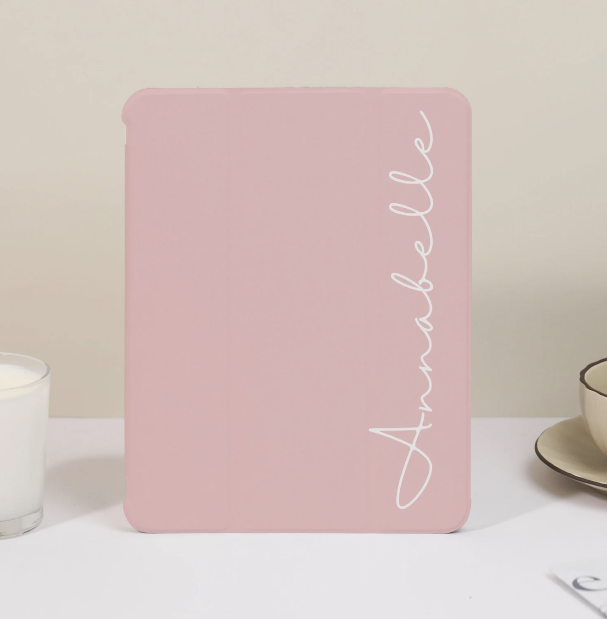 6. Solid Personalized iPad Case