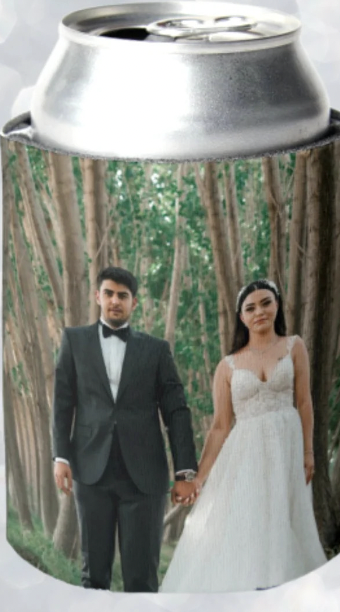 33. Custom photo drink sleeve