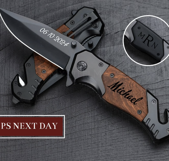 35. Personalized gift knife