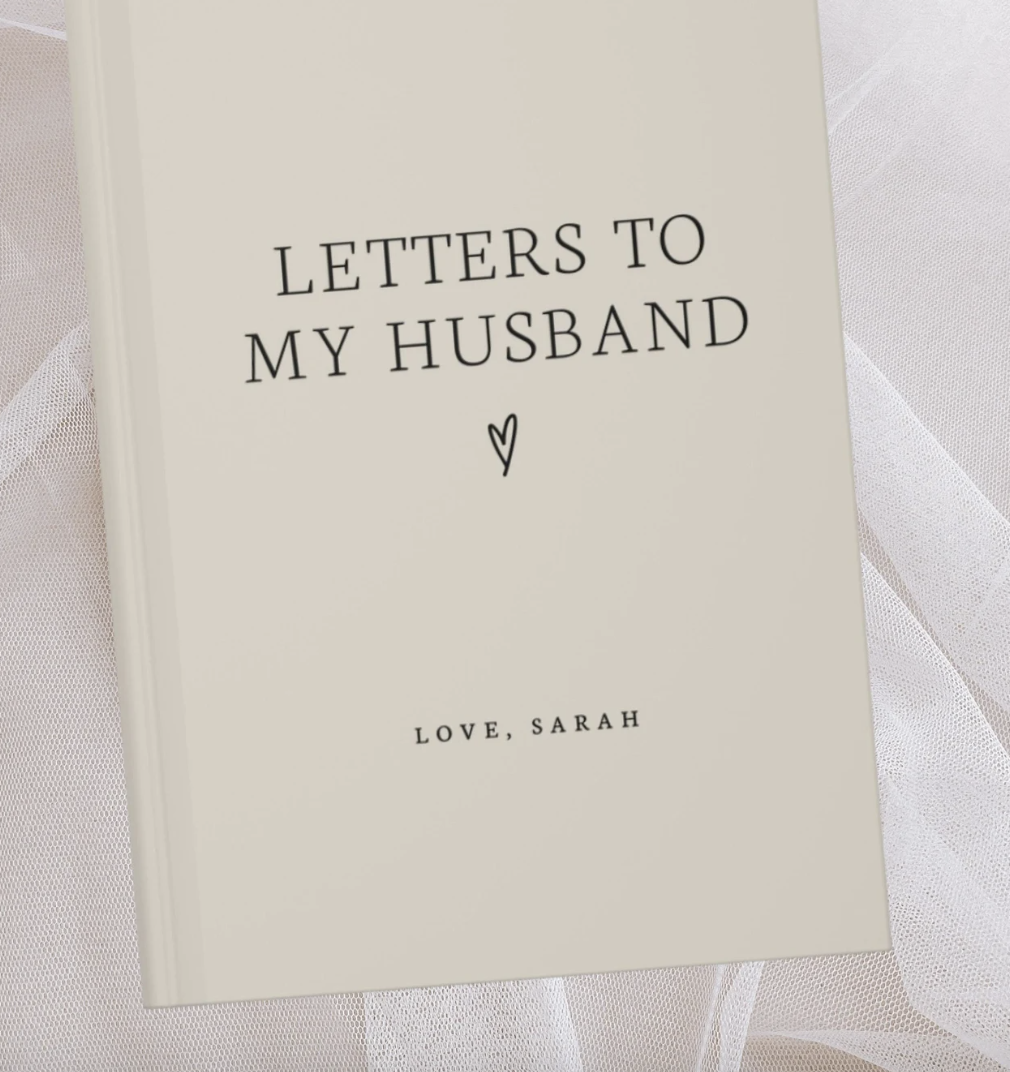 4. Letters to my husband notebook
