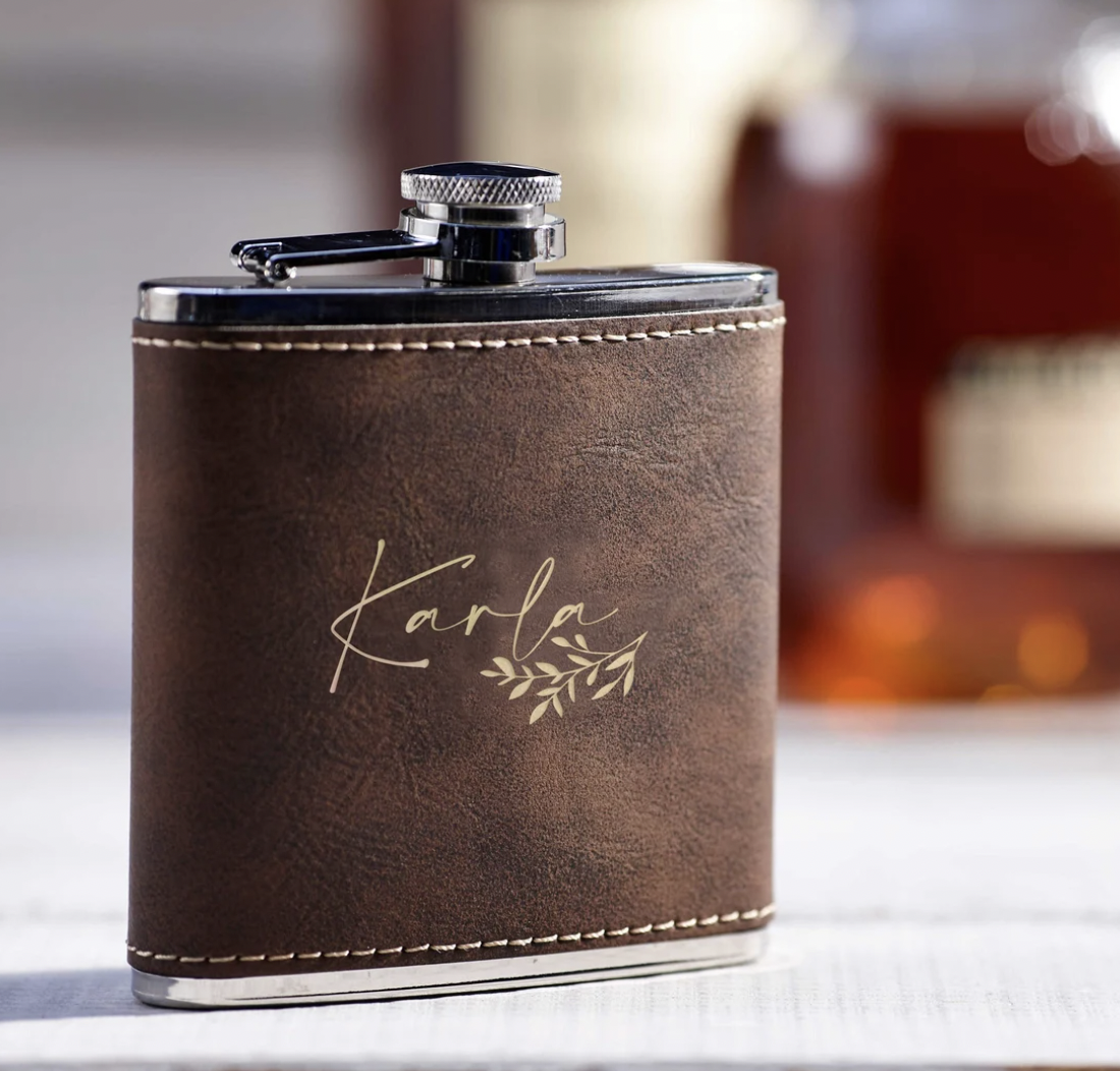 24. Personalized flask