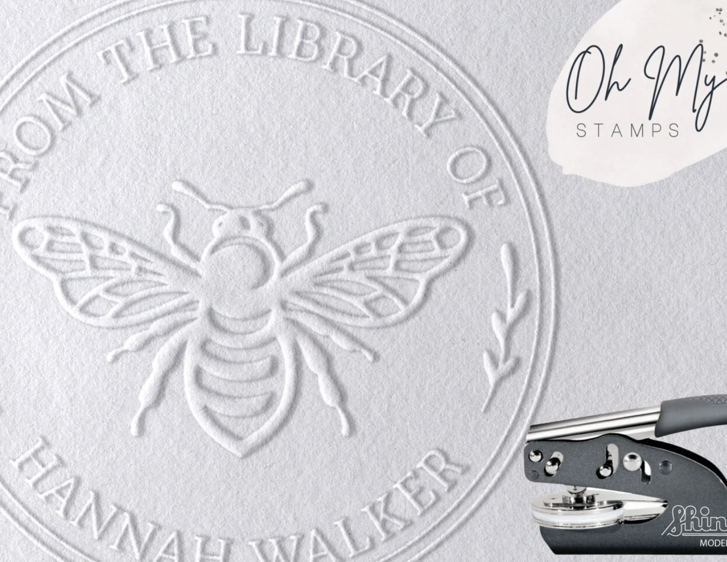 35. Custom book embosser