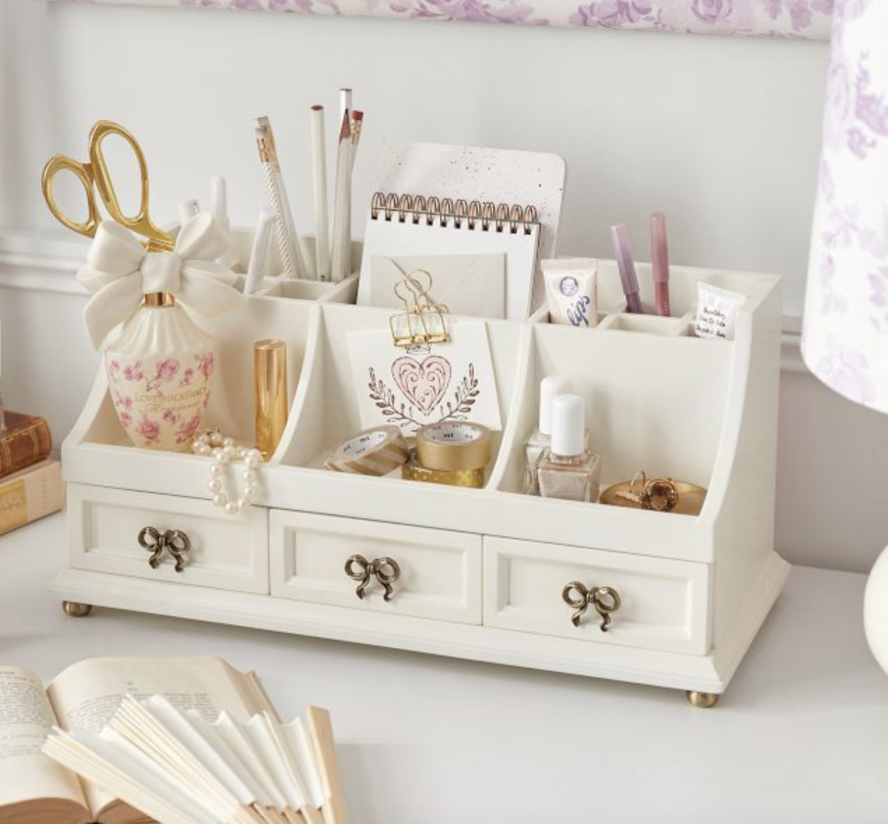25. LoveShackFancy stationery organizer