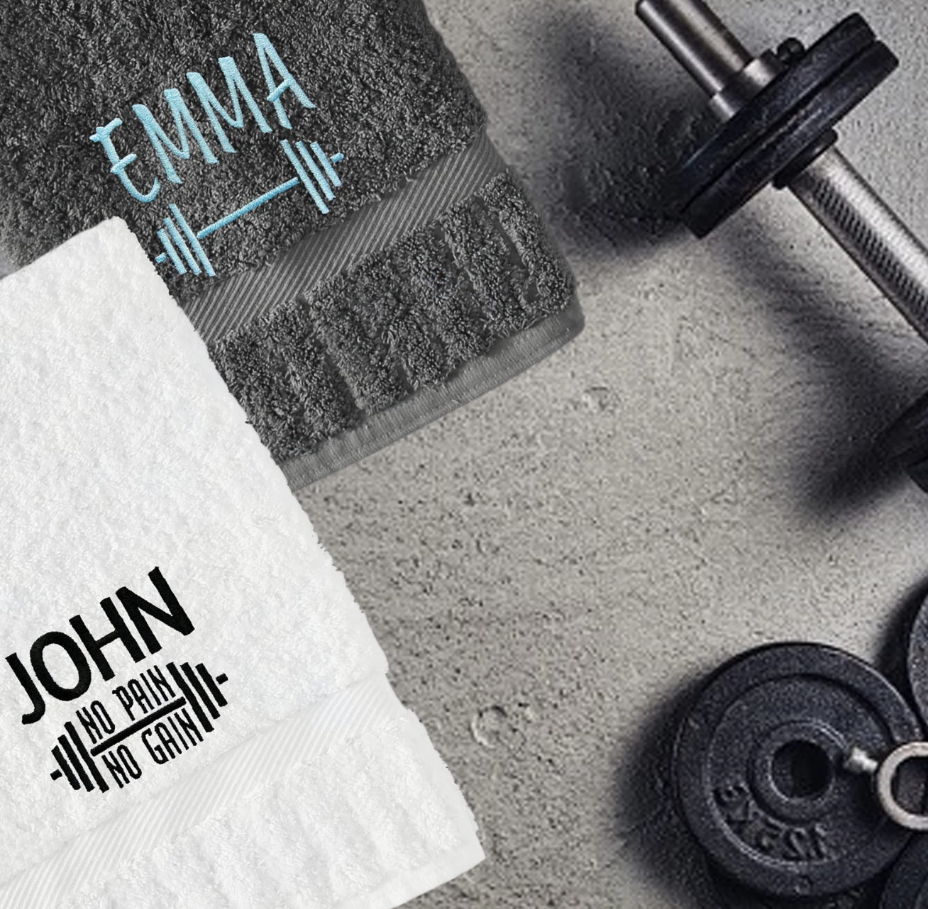 32. Personalized sweat towel