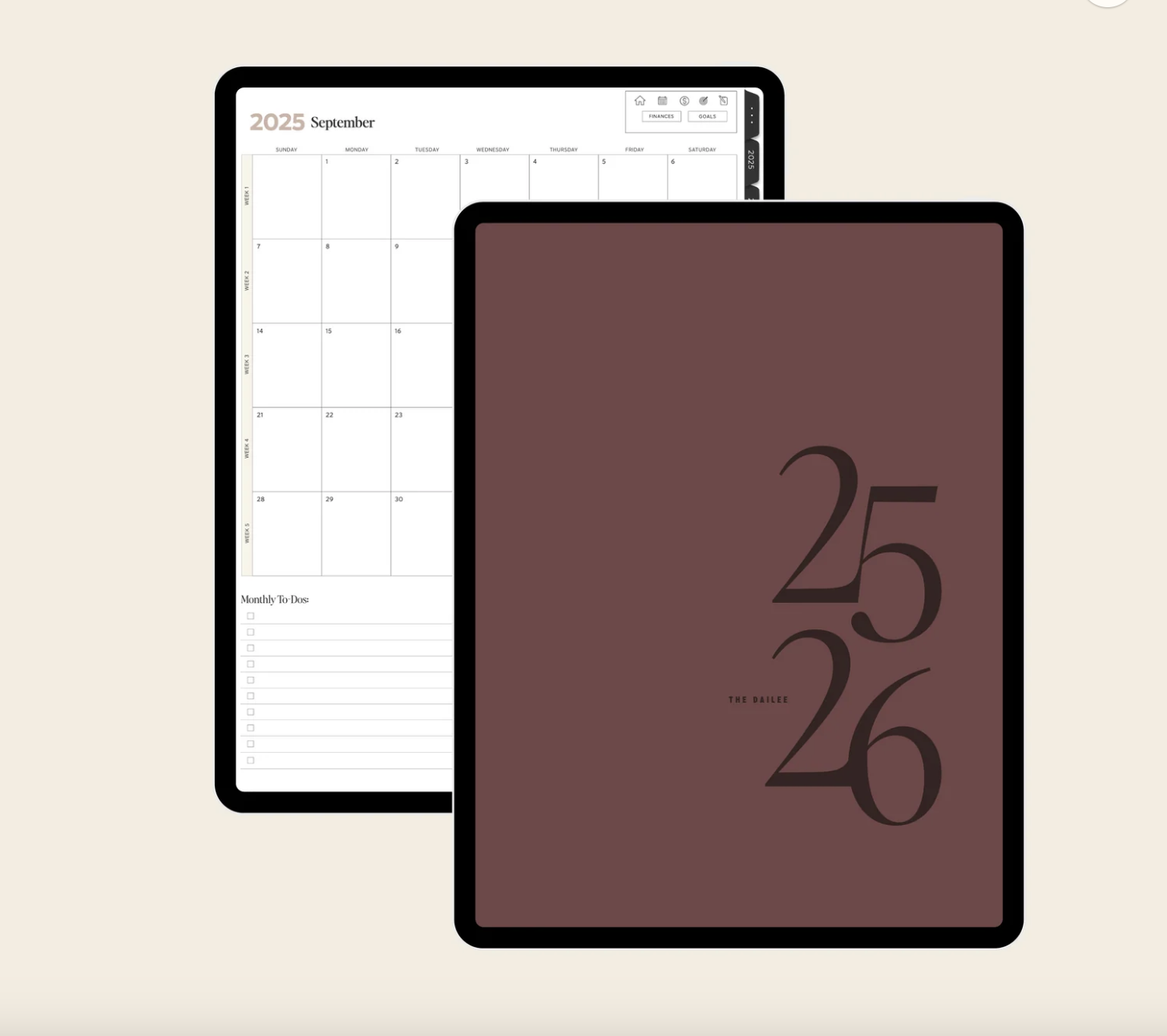 2025-2026 Digital Planner The Dailee