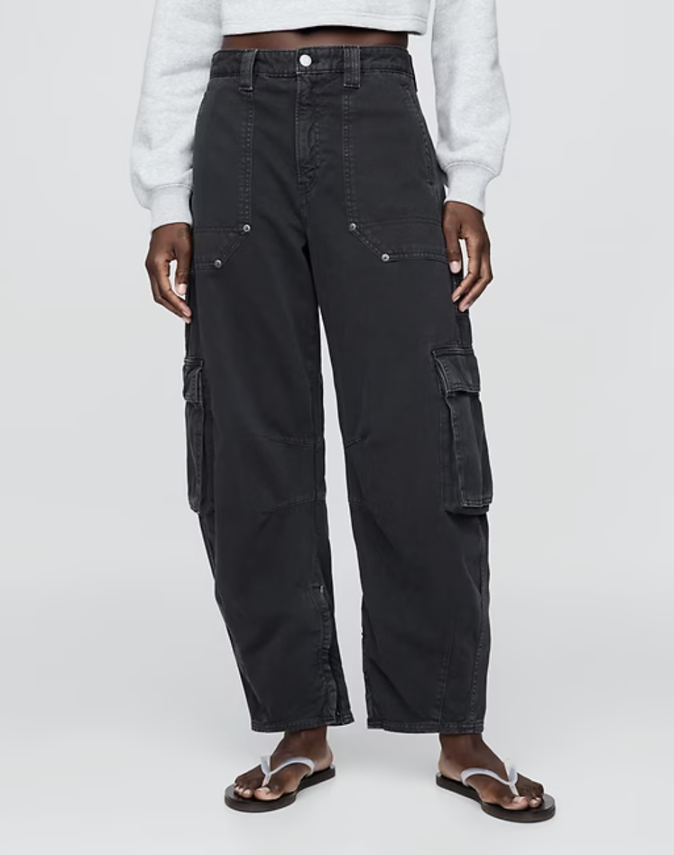 37. Barrel cargo pants