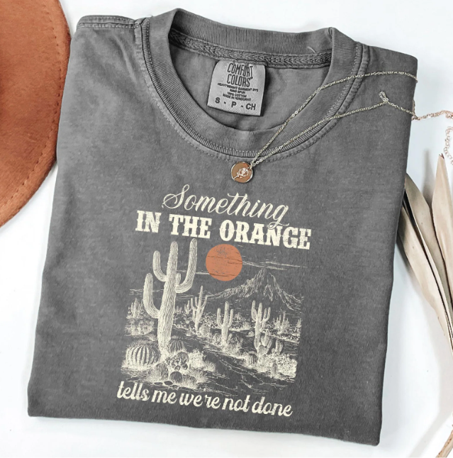 48. Something in the Orange graphic tee