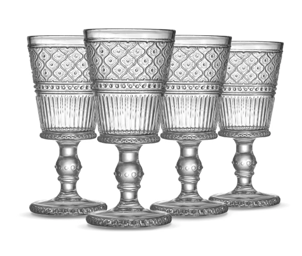 49. Vintage wine glasses