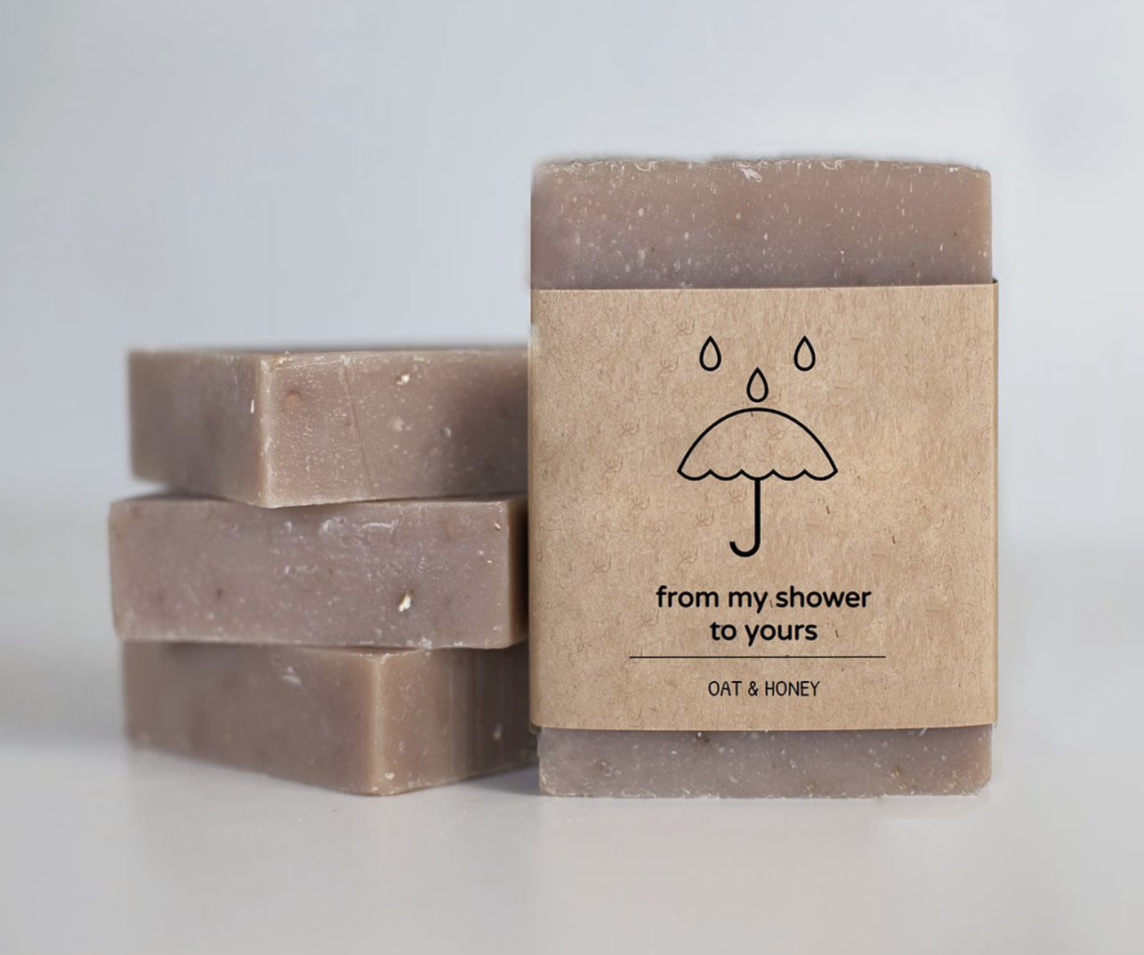 3. "From my shower to yours" soaps