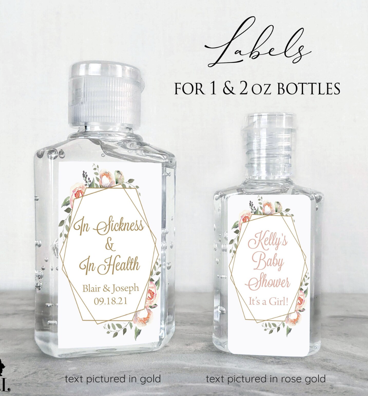 19. Custom hand sanitizers