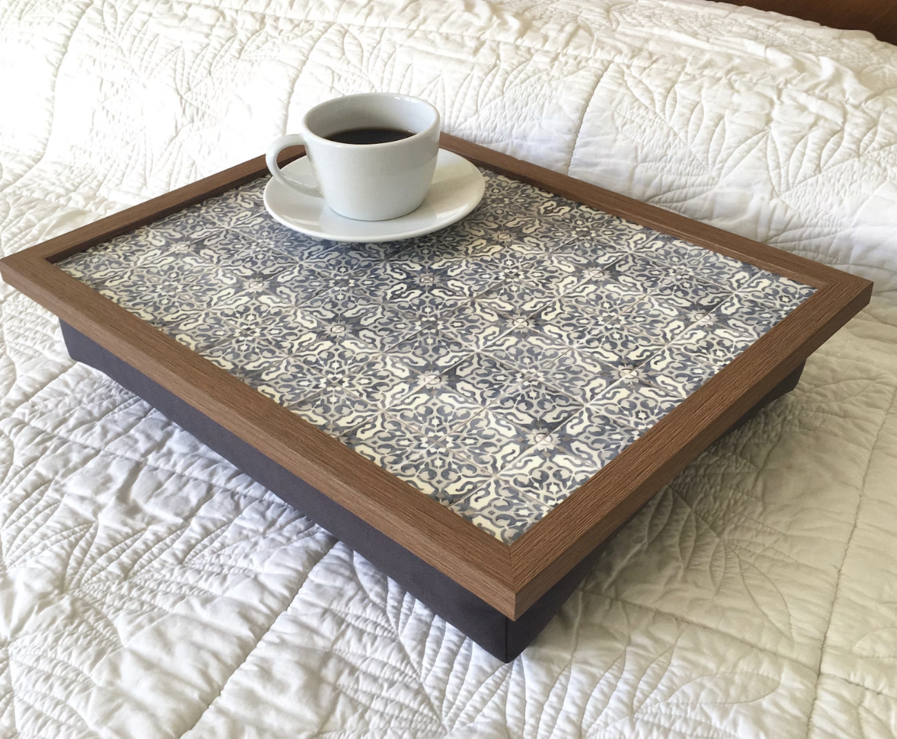 Antique-style framed lap desk