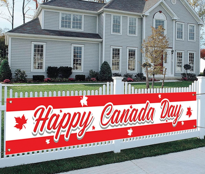 9. Large outdoor banner