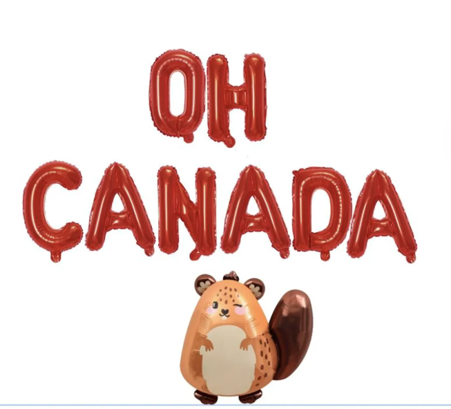19. Oh Canada letter balloons