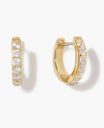 14. Dainty gold hoops