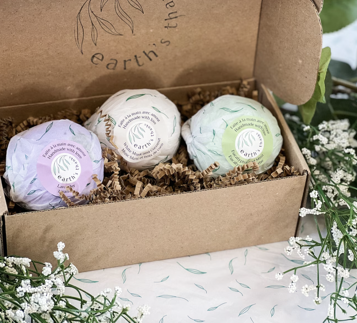 19. Bath bomb gift set