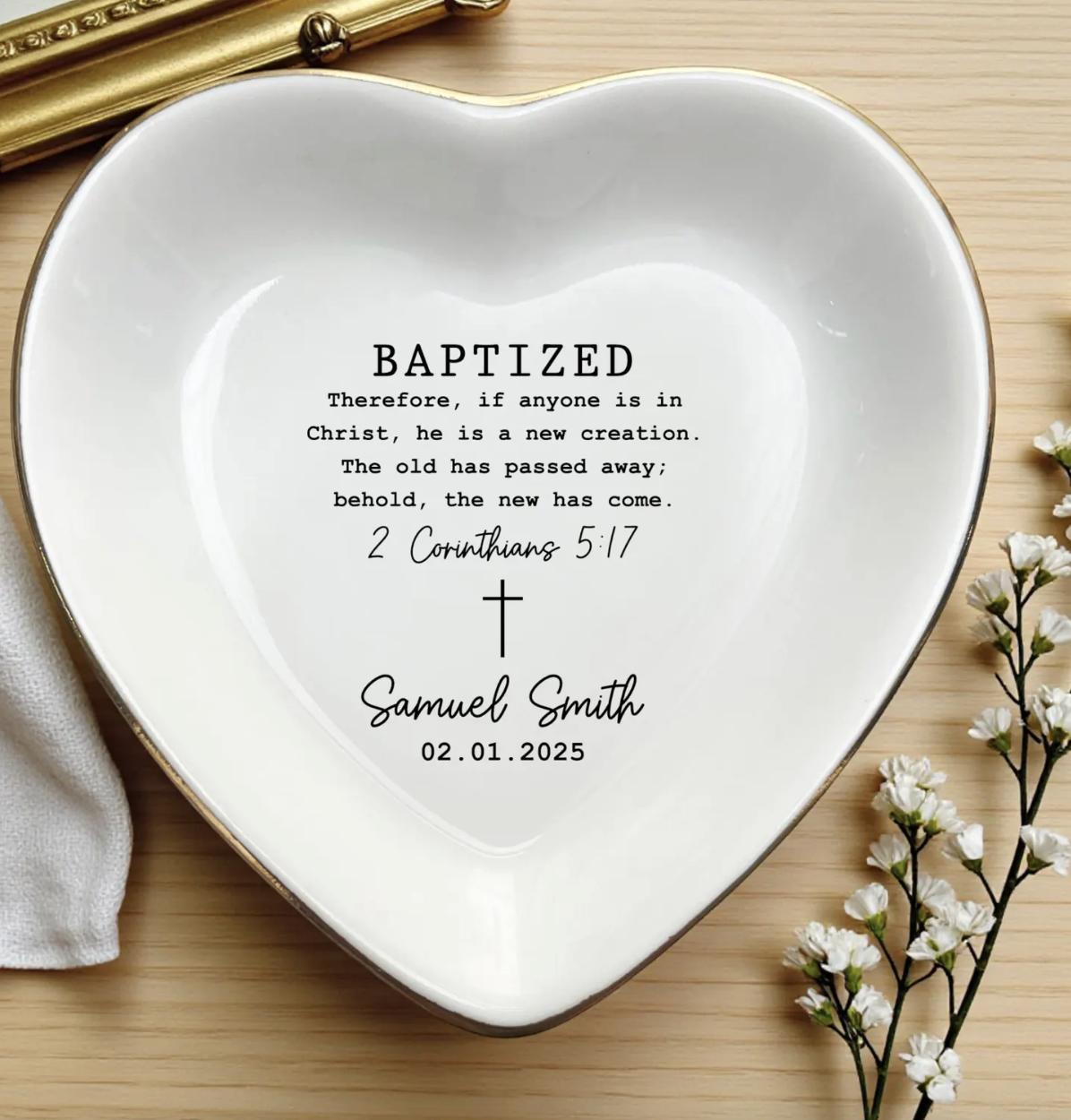 15. Baptism ring dish